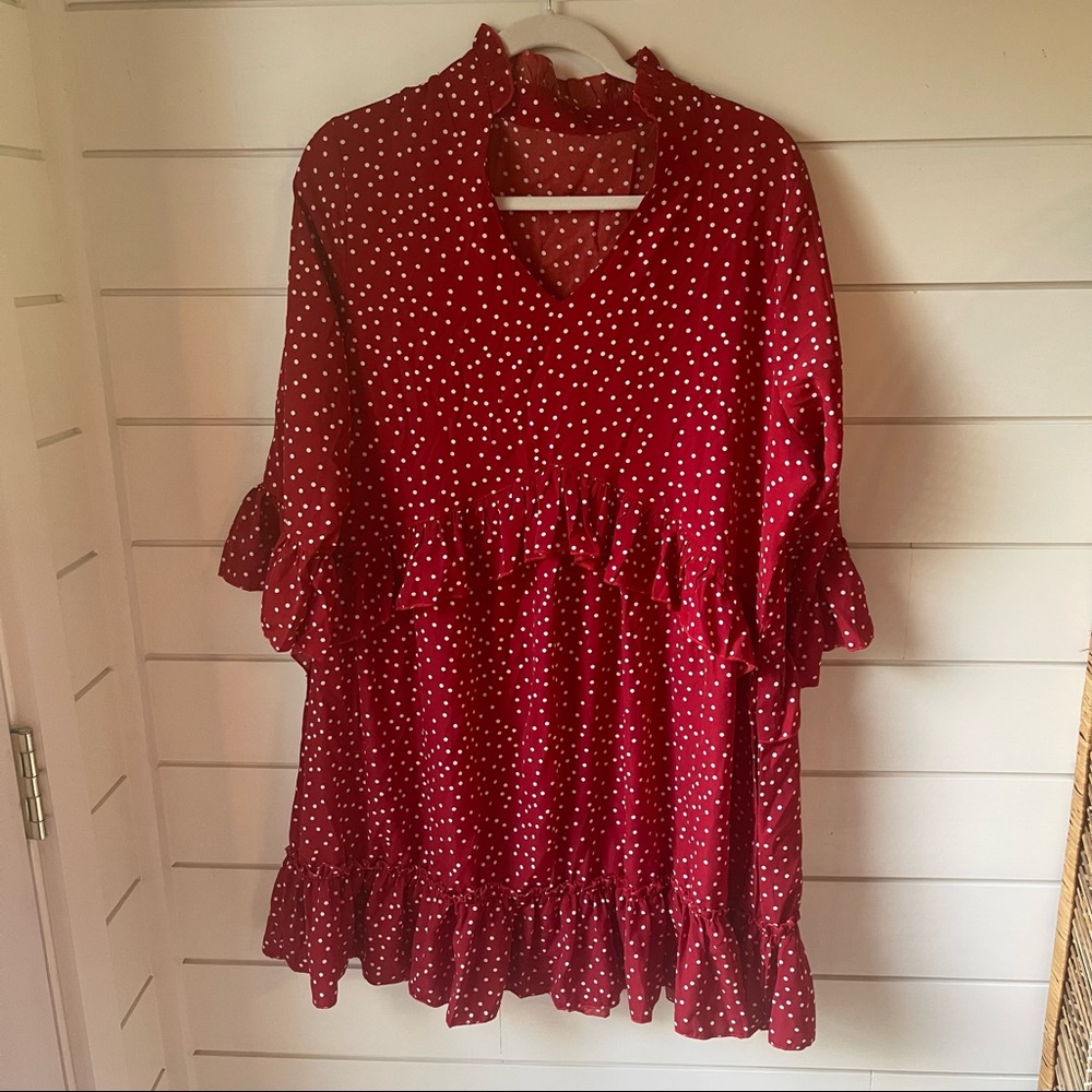 Red Polka Dot Dress